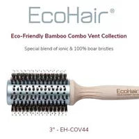 Olivia Garden (特價有瑕疵的產品 Defective) Eco-Friendly Bamboo Combo Vent Collection 2 1/4" EH-COV24, 2 5/8" EH-COV34, 3" EH-COV44,