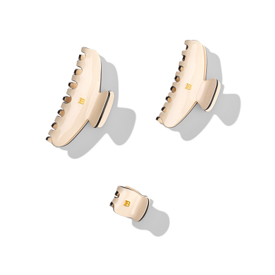 Balmain Acetate Pince a Cheveux White / Black