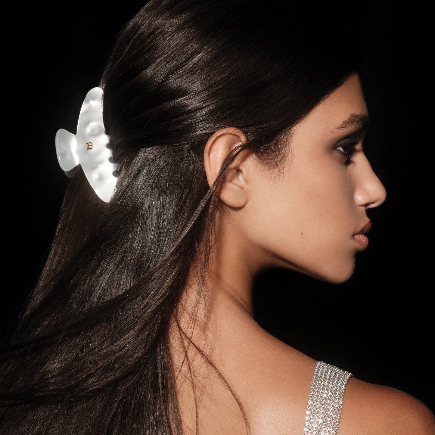 Balmain Limited Edition Pince à cheveux Medium Pearl 限量版髮夾(中) - 珍珠白