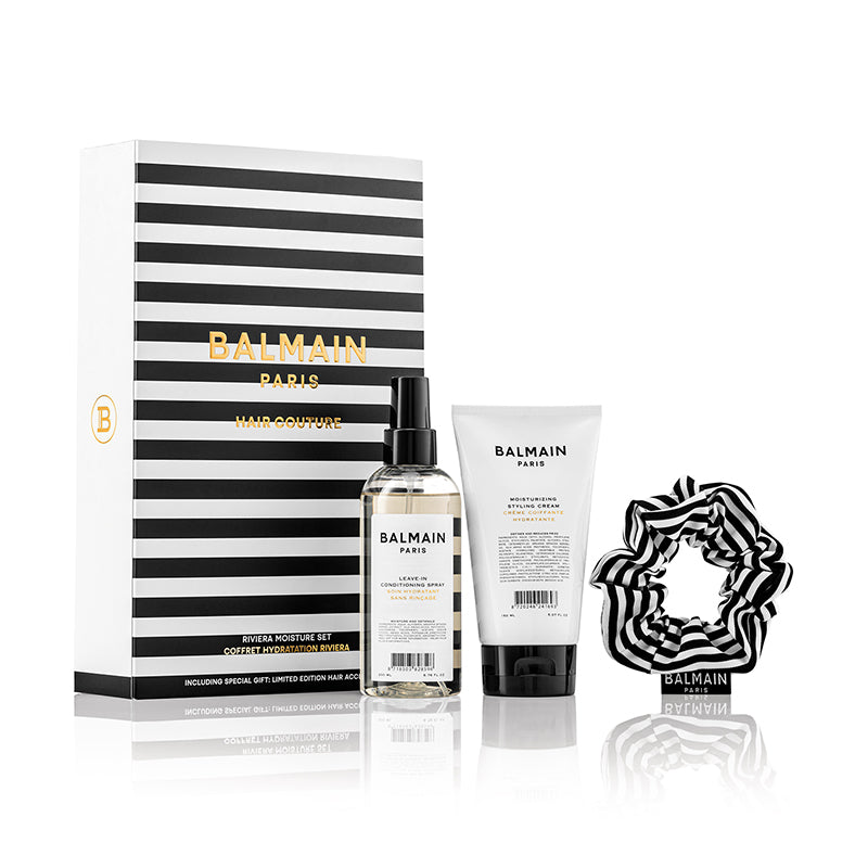 Balmain Riviera Moisture Set (Moist Styl Cream, Leave-in, Scrunch