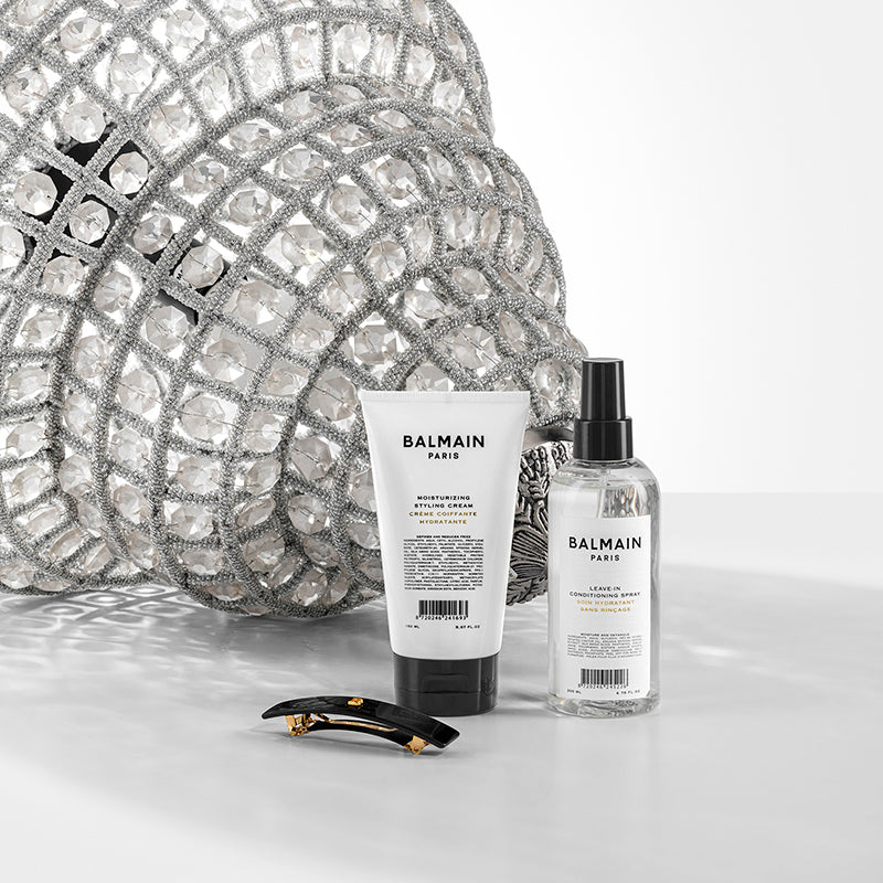 Balmain Winter Brilliance Set FW23 (Barrette, Leave-in conditioner, Moisturizing Styling Cream )
