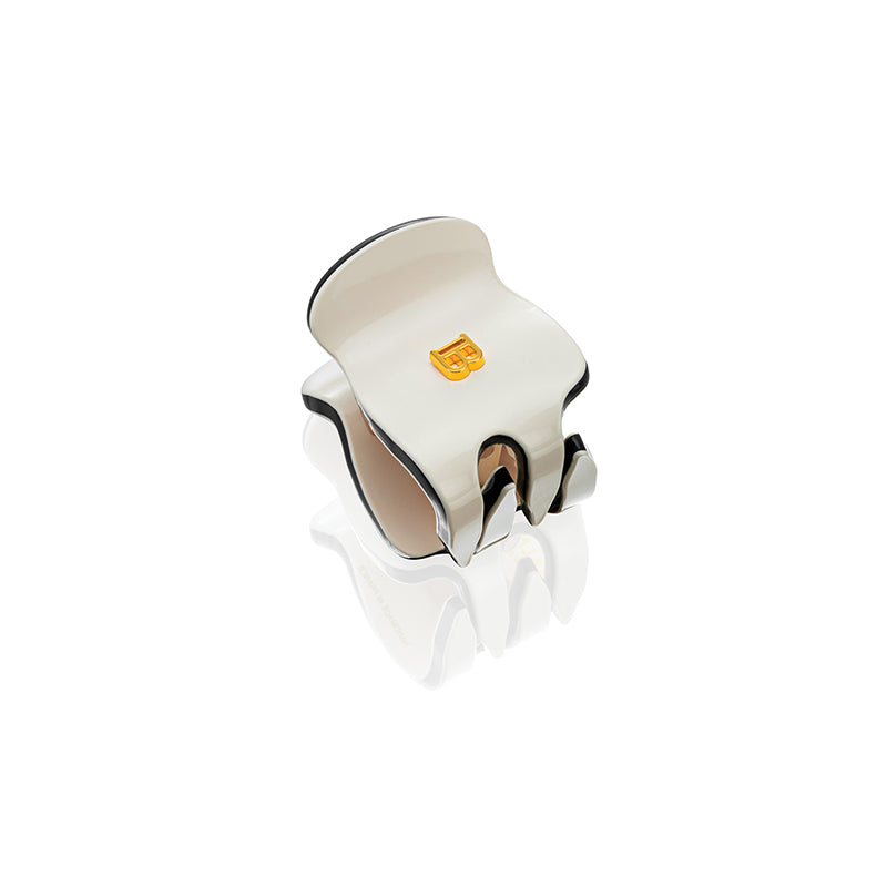 Balmain Acetate Pince a Cheveux White / Black