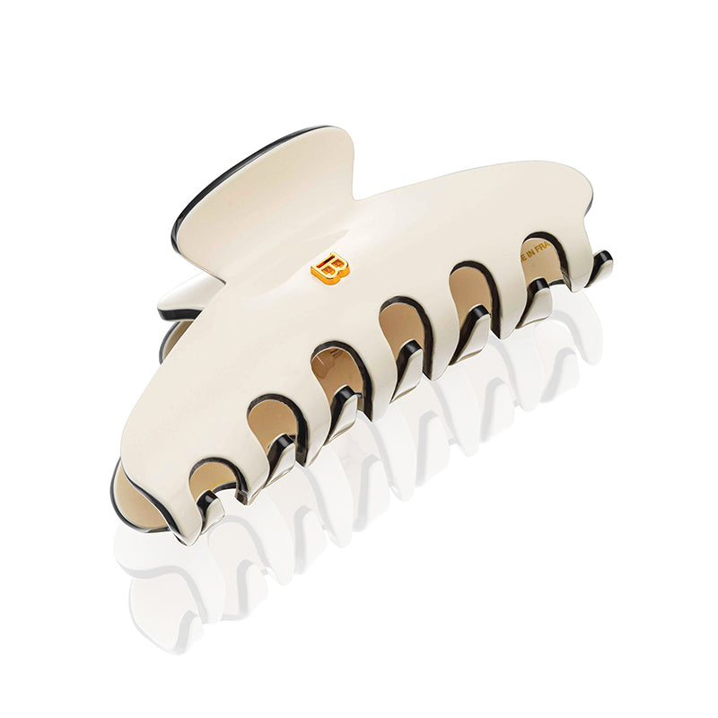 Balmain Acetate Pince a Cheveux White / Black