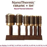 Olivia garden NanoThermic Ceramic  + Ion 1/3" Brush (NT-12),  (NT-18),  (NT-24), (NT-34), (NT-44), (NT-54),  (NT-64), (NT-82) (動搜買任何三件八折)