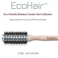 Olivia Garden (特價有瑕疵的產品 Defective) Eco-Friendly Bamboo Combo Vent Collection   2 1/4" EH-COV24, 2 5/8" EH-COV34, 3" EH-COV44,