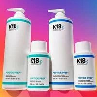 K18 PEPTIDE PREP pH maintenance shampoo & Detox Shampoo 250ml, 930ml