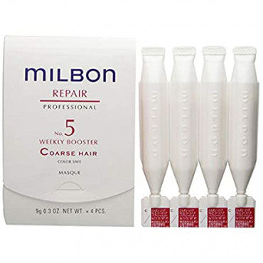 Milbon Repair Treatment Home care No.5 ,C 系(粗頭髮修護護髮膜) 9gx4
