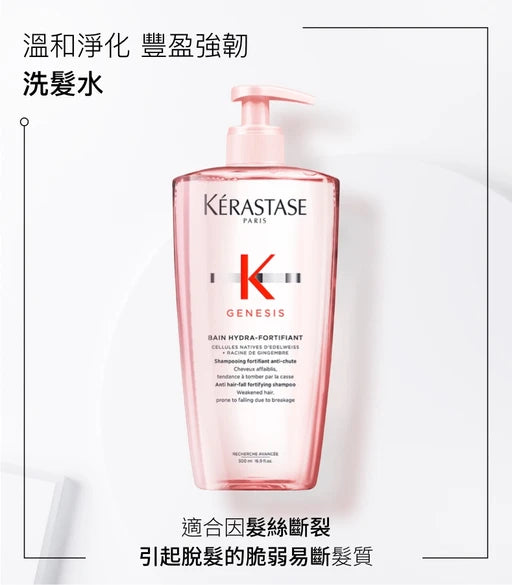 Kerastase GENESIS Bain Hydra-Fortifiant Shampoo 防掉髮輕盈洗髮水