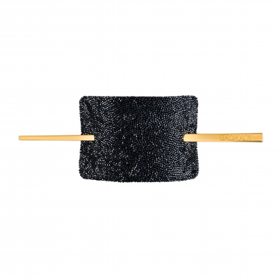 Balmain Limited Edition Crystal Black White BG 限量版14K鍍金水晶髮簪禮盒 - 黑