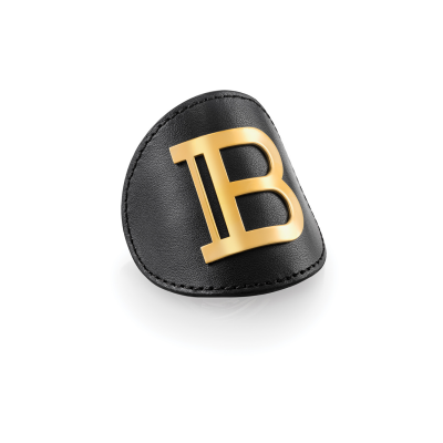 Balmain Limited Edition Genuine Leather Hair Clip 限量版皮革鍍金髮圈