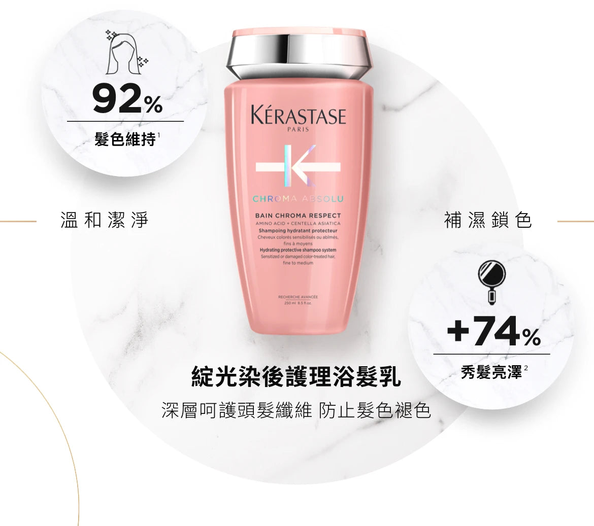 Kerastase CHROMA ABSOLU Bain Chroma BAIN LIM SF  Shampoo 綻光染後護理洗髮水