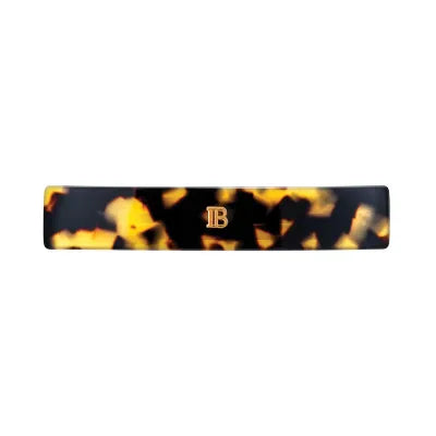 Balmain Barrette Pour Cheveux Medium Tortoise 琥珀色18K鍍金髮簪