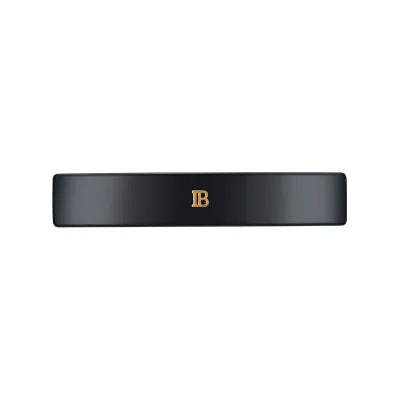 Balmain Barrette pour cheveux Large Black 黑色18K鍍金髮簪(大)