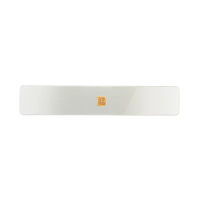 Balmain Barrette pour cheveux Large White 白色18K鍍金髮簪(大)