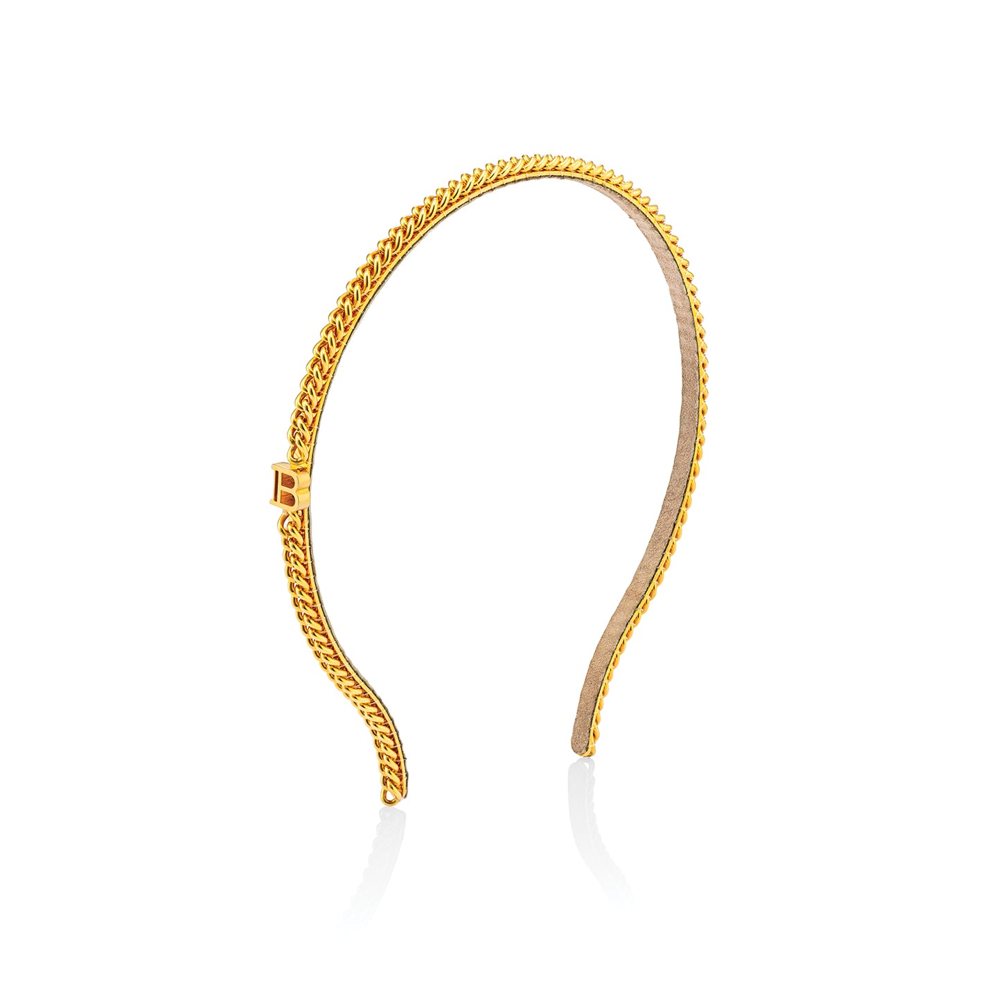 Balmain Pont Des Arts Headband Small Gold Chain 18K 金头箍 (小號)