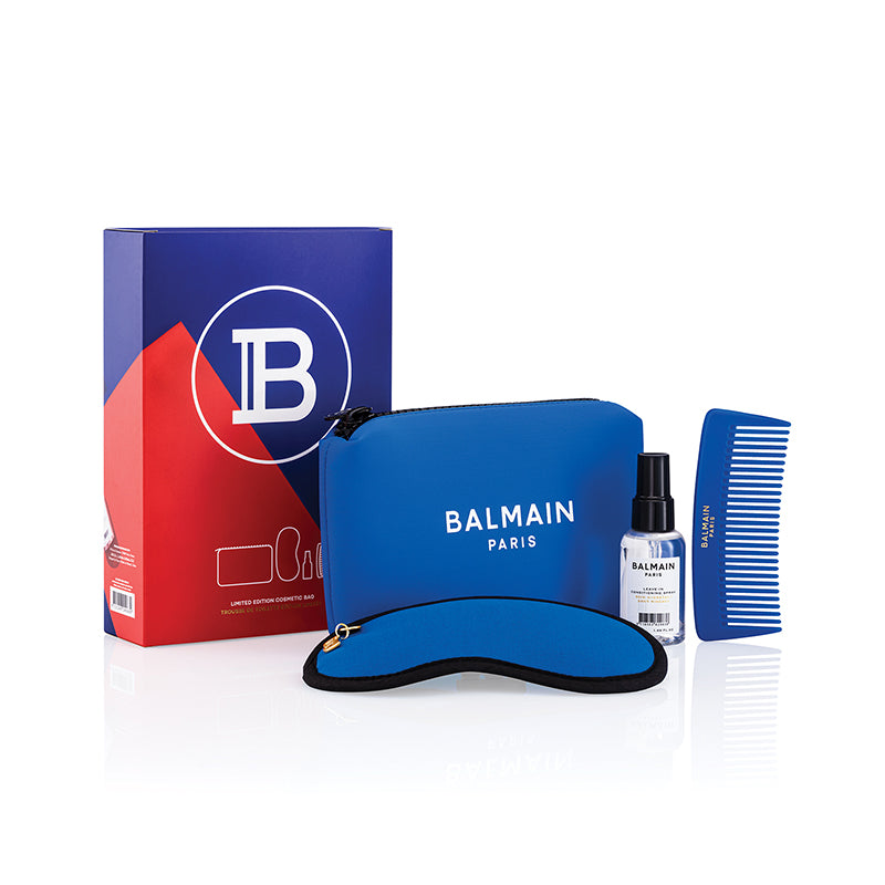 Balmain Limited Edition Cosmetic Bag - Blue 限量版化妝包 - 藍色