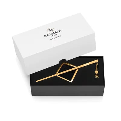 Balmain Limited Edition Barrette Pour Cheveux Jewelery Gold 限量版珠寶18K鍍金髮簪