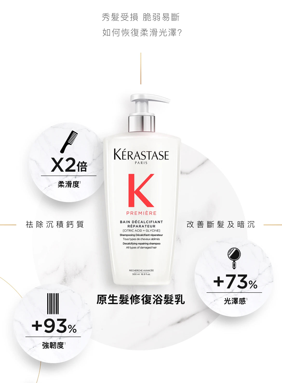 Kerastase PREMIERE Bain Decalcifiant Reparateur Repairing Shampoo 除鈣修護浴髮乳 250ml