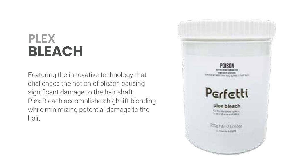 Perfetti plex bleach powder 500g重建髮絲基礎結構漂粉 (買11送1,買21送3)