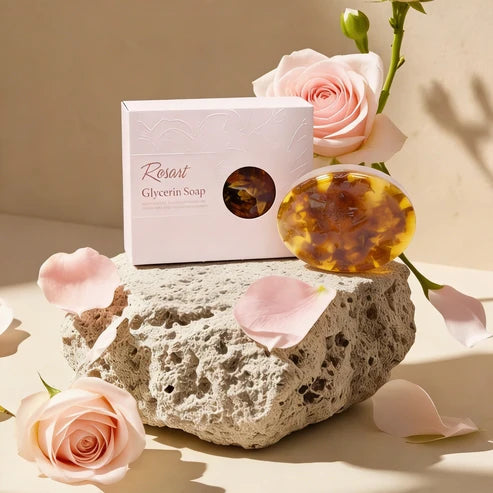 Rosart Rose Glycerin soap 90g 玫瑰精油手工香皂
